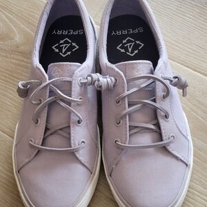 Sperry Women's Lavender Canvas Sneaker